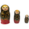 Poupée russe fantaisie à 3 pcs.