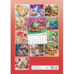 Calendrier mural  pour 2025 " Bon petit déjeuner" .