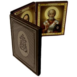 ICÔNE RELIGIEUSE TRIPTYQUE ORTHODOXE.