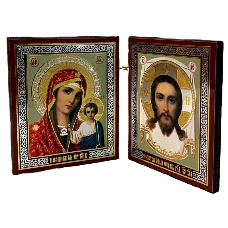 ICÔNE RELIGIEUSE DIPTYQUE ORTHODOXE.