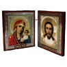 ICÔNE RELIGIEUSE DIPTYQUE ORTHODOXE.