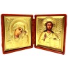 ICÔNE RELIGIEUSE DIPTYQUE ORTHODOXE.