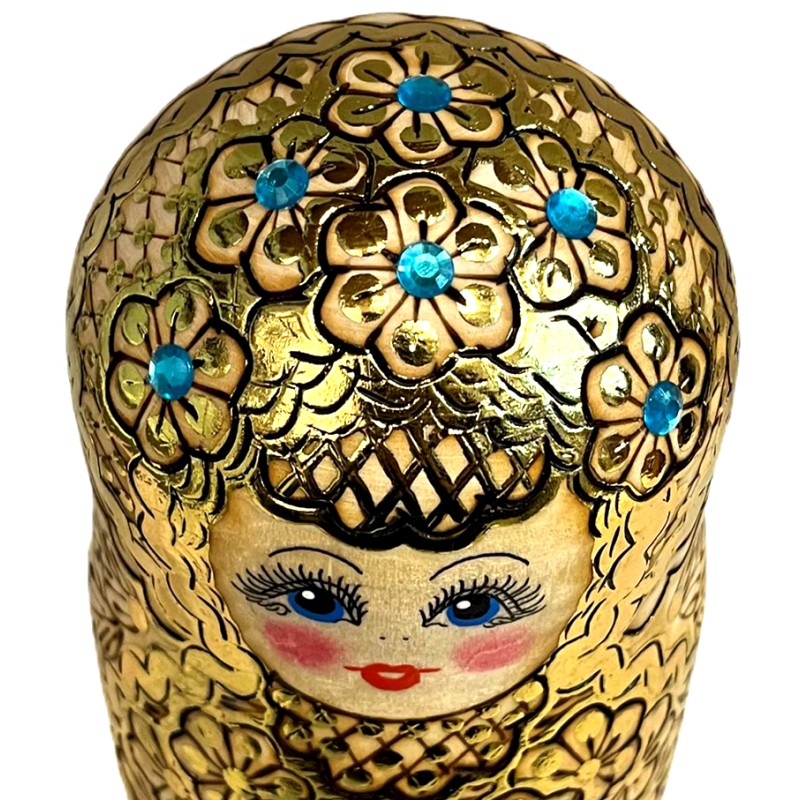 10 Couches Jouets en Bois Canard Jaune Matryoshka Poupées Babushka Russes