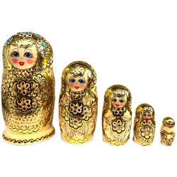 Matriochka en bois brut...