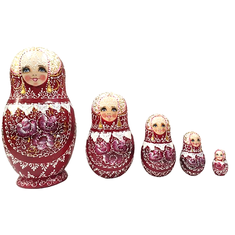 Poupées russes de collection - 5 pièces