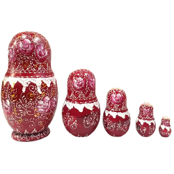 Poupées russes de collection - 5 pièces