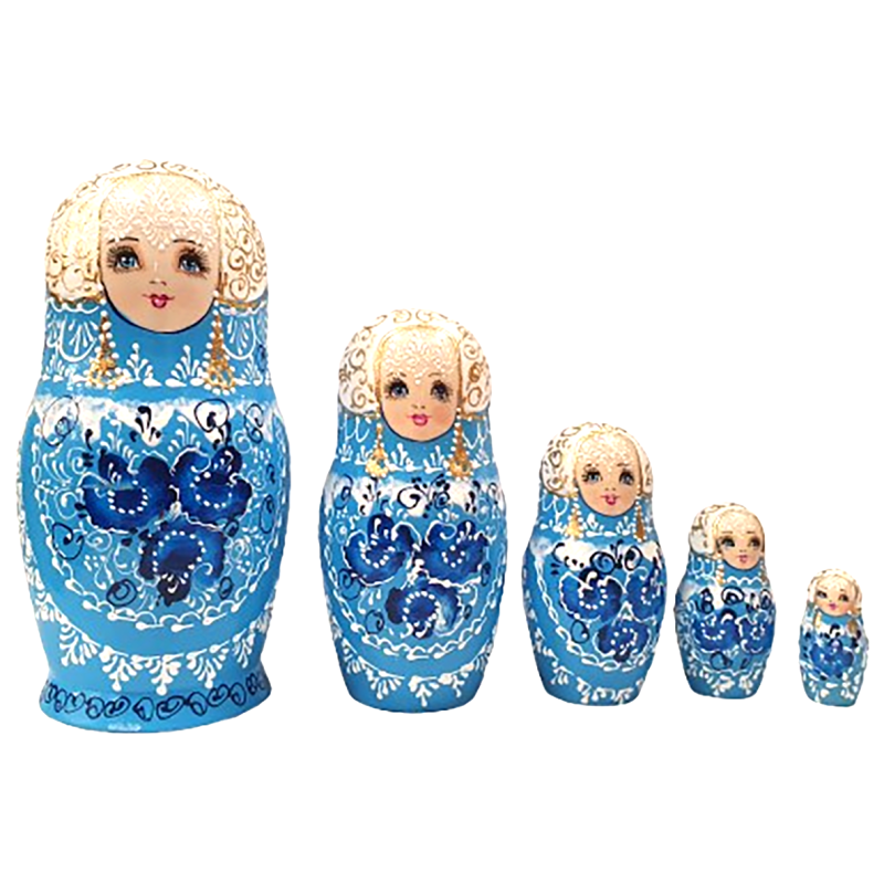 copy of Poupées russes de collection - 5 pièces