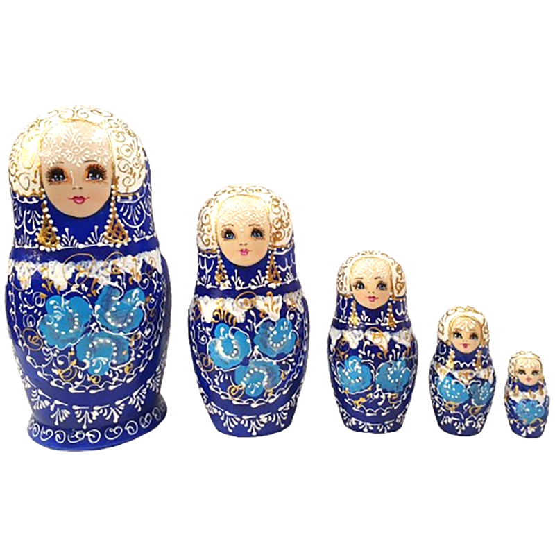copy of Poupées russes de collection - 5 pièces