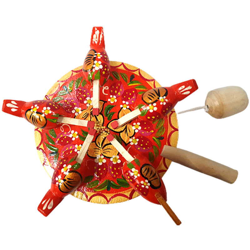 Jeu pour enfant "Poules qui picorent".