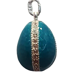 Pendentif - Œuf style Fabergé