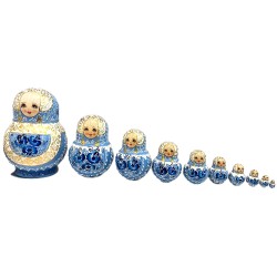 Poupées russes de collection - 10 pièces