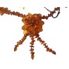 Collier en ambre "Fleur".