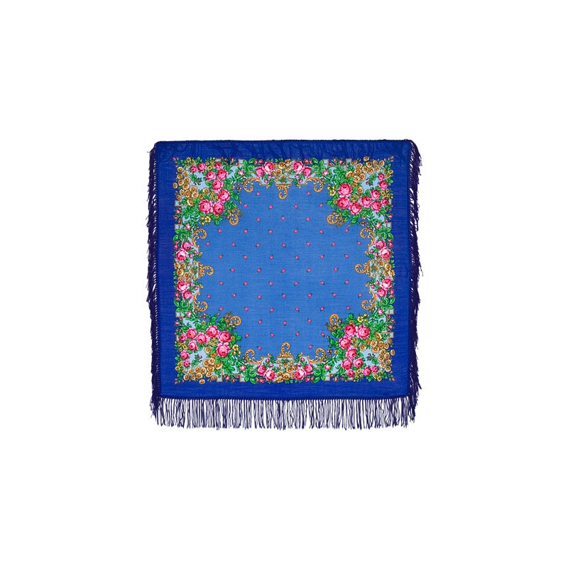 Châle traditionnel russe "ETE ENSOLEILLE"