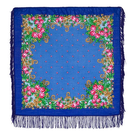 Châle traditionnel russe "ETE ENSOLEILLE"