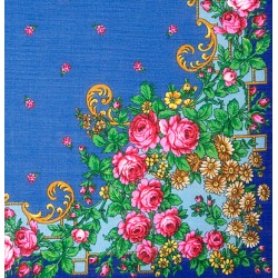Châle traditionnel russe "ETE ENSOLEILLE"