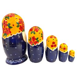 Matriochka-Poupées russes "Navet " - 5 pièces