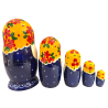 Matriochka-Poupées russes "Navet " - 5 pièces