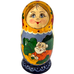 Matriochka-Poupées russes "Navet " - 5 pièces