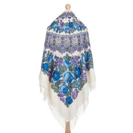 Châle traditionnel russe "Prière".