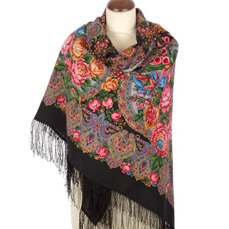 Châle traditionnel russe "Jour de miel".