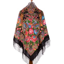 Châle traditionnel russe "Jour de miel".