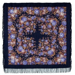 Châle traditionnel russe "Conte de féés de fleurs".