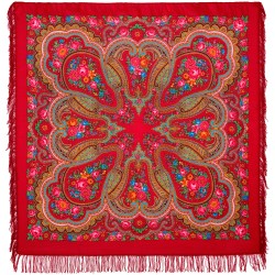 Châle traditionnel russe "Lyubava".