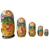 Matriochka-Poupées russes "Macha et ours  "