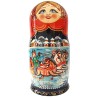Poupées russes -matriochka de  collection  "Troyka" à 7 pcs.
