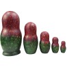 Poupées russes (Matriochka) de collection " Troyka " à 5 pcs.