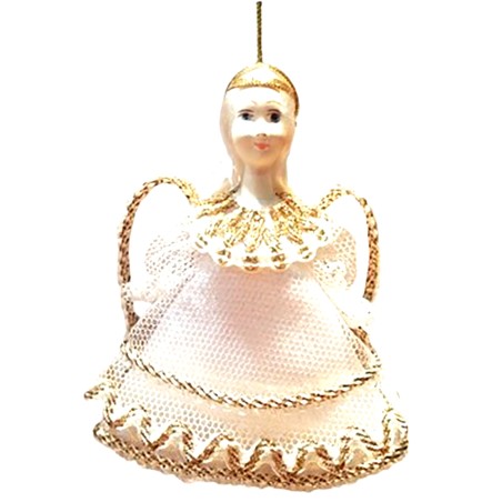 Figurine à suspendre " Ange blanc".