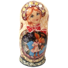 Poupées russes (Matriochka) de collection " Oiseau de feu " à 5 pcs.