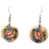 Boucles d''oreilles "les fleurs". Ecole Mstera.