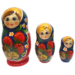 Poupée russe fantaisie à 3...