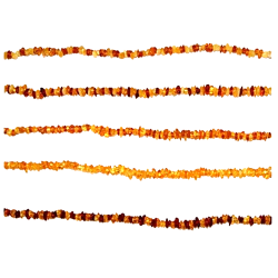 Collier en ambre naturel pour dame.