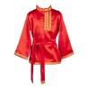 Pour les garçons de 5-6 ans. Chemise russe "Micha"rouge.