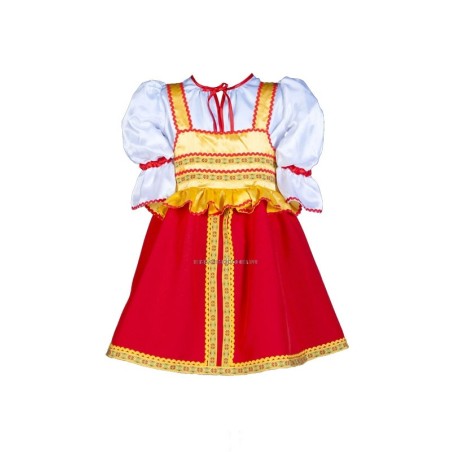5-6 ans. Costume russe  pour fille  "Varenka model 1".