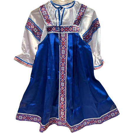 7-8 ans.Costume traditionnel russe pour filles " VARENKA ".