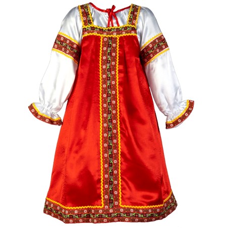 9-10 ans.Costume traditionnel russe pour filles " VARENKA ".