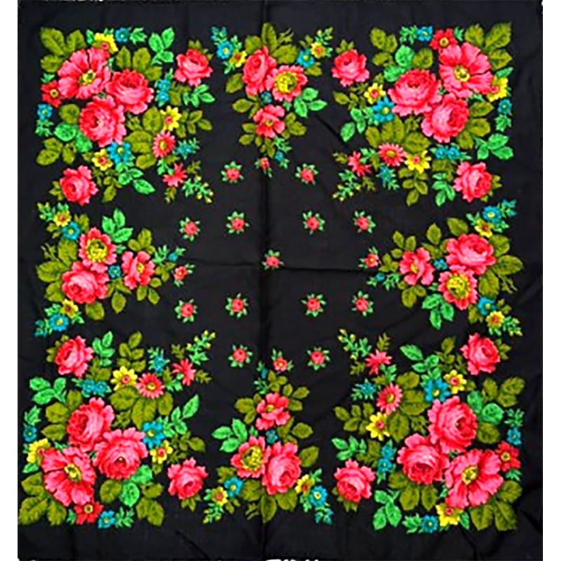 Châle traditionnel russe "La belle".