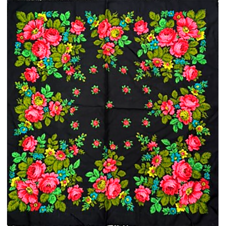 Châle traditionnel russe "La belle".