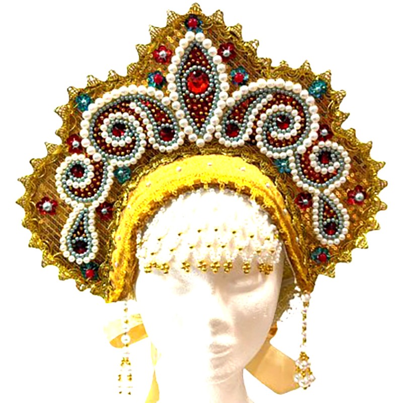 Coiffe russe kokochnik"Tamara"