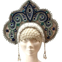 Coiffe russe kokochnik"Tamara"