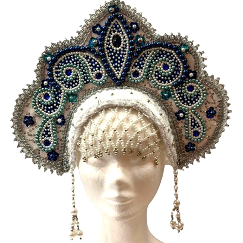 Coiffe russe kokochnik"Tamara"