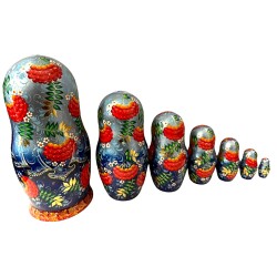 Poupées russes de collection - Matriochka  "Troyka"- 7 Pcs.