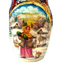 Poupées russes de collection - Matriochka  "Troyka"- 7 Pcs.