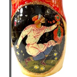Poupées russes -matriochka de  collection  "Oiseau de feu" à 7 pcs.