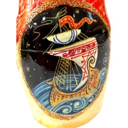 Poupées russes -matriochka de  collection  "Oiseau de feu" à 7 pcs.