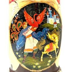 Poupées russes -matriochka de  collection  "Oiseau de feu" à 7 pcs.