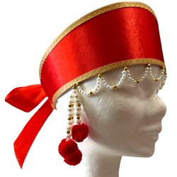COSTUME TRADITIONNEL RUSSE . Coiffe russe - Kokochnik.